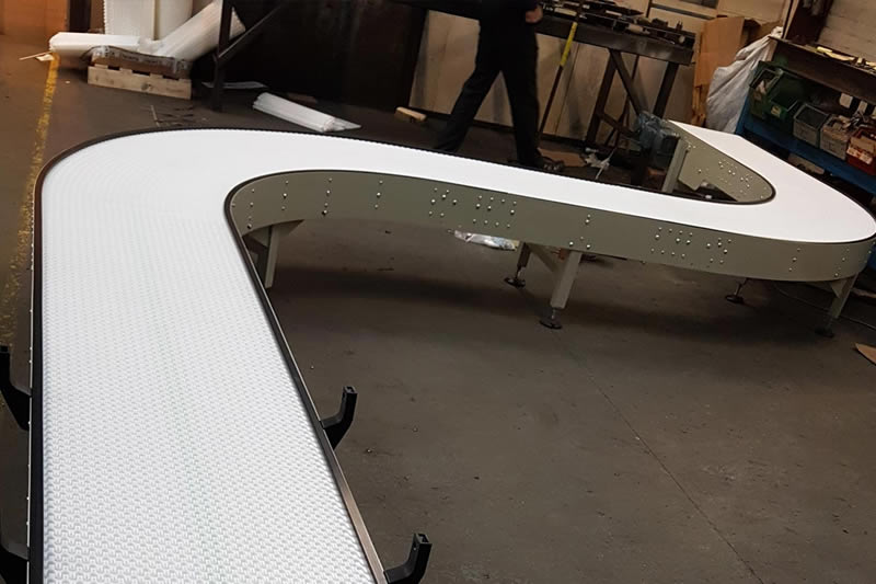 Steel Slat,  Modular Plastic & Wire Mesh Belt Conveyors